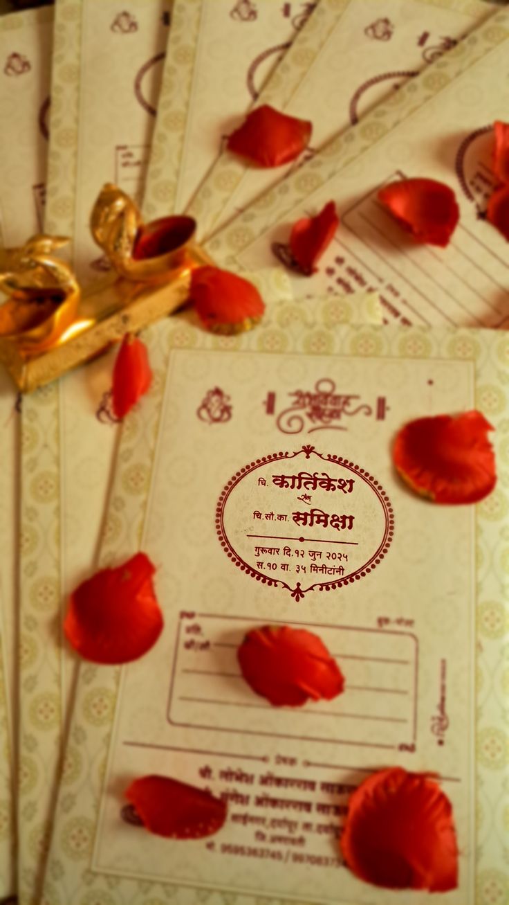 Premium Hindu Wedding Invitation Cards