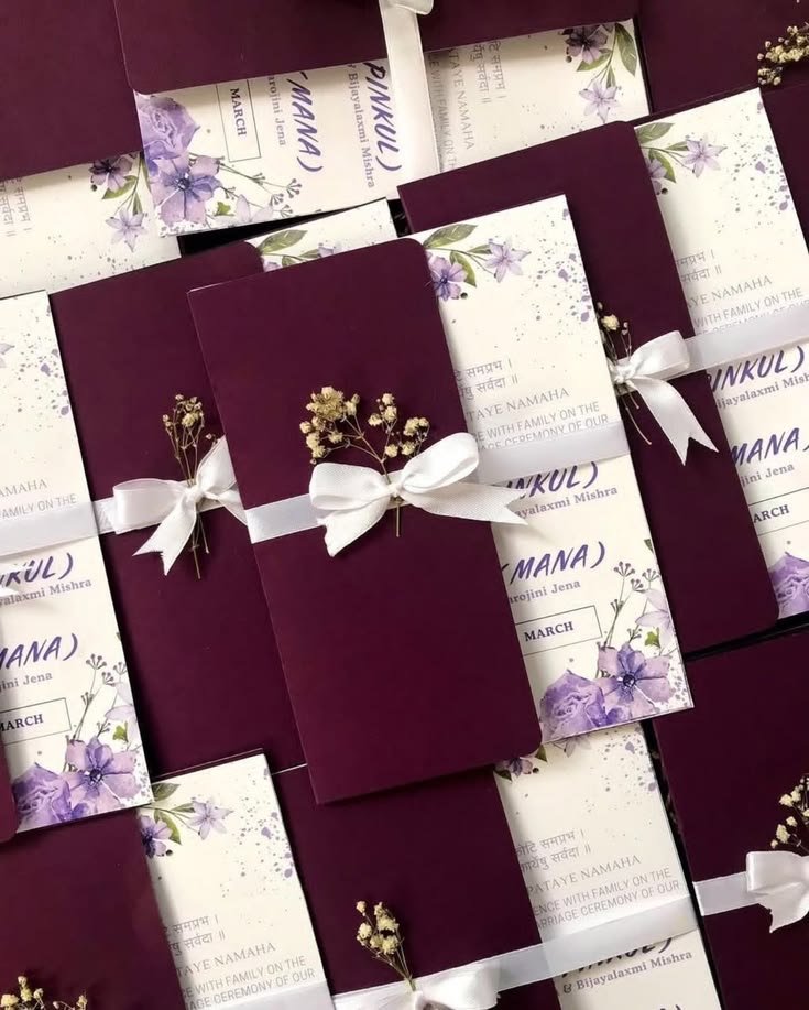 Premium Muslim Padded Wedding Invitation Cards